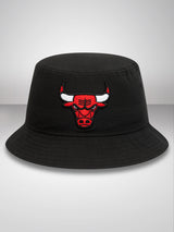 Chicago Bulls Print Infill Black Bucket Hat