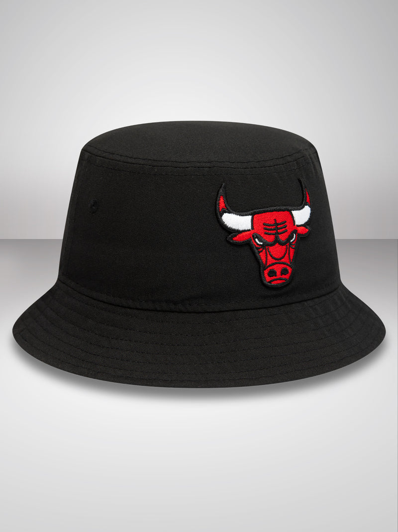 Chicago Bulls Print Infill Black Bucket Hat