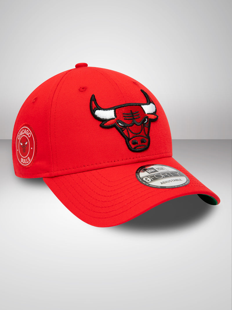 Chicago Bulls Team Side Patch Red 9FORTY Adjustable Cap