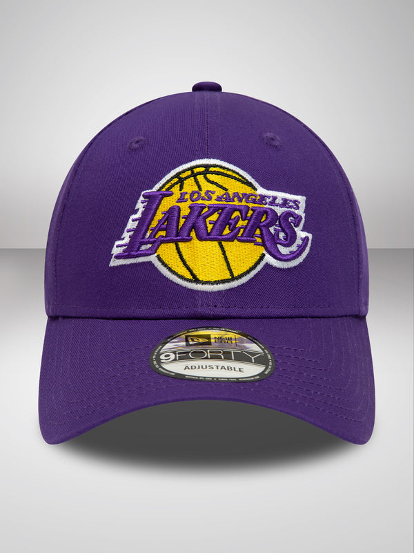 LA Lakers Team Side Patch Purple 9FORTY Adjustable Cap
