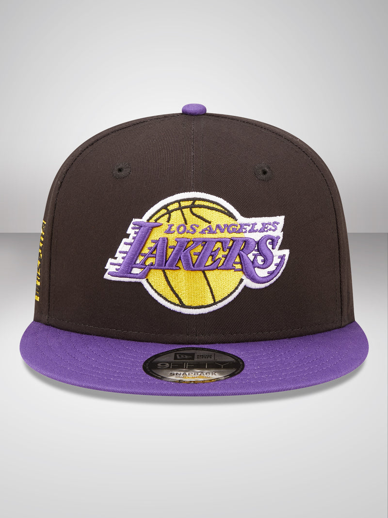 LA Lakers Team Patch Black 9FIFTY Snapback Cap