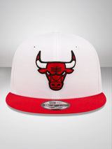 Chicago Bulls White Crown Team White 9FIFTY Snapback Cap