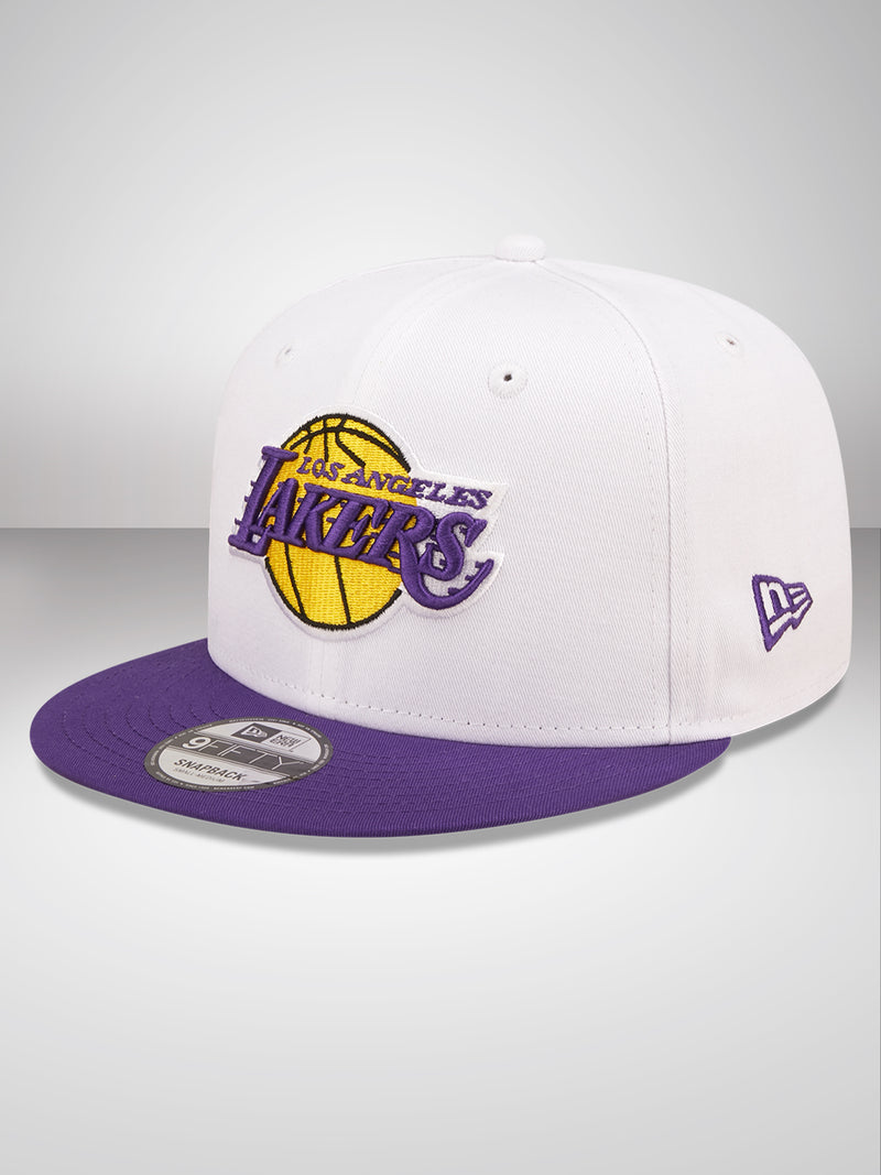 LA Lakers White Crown Team White 9FIFTY Snapback Cap