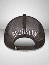 Block Brooklyn Nets Team Color White A-Frame Trucker Cap