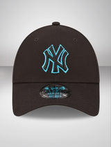New York Yankees Neon Outline Black 9FORTY Adjustable Cap