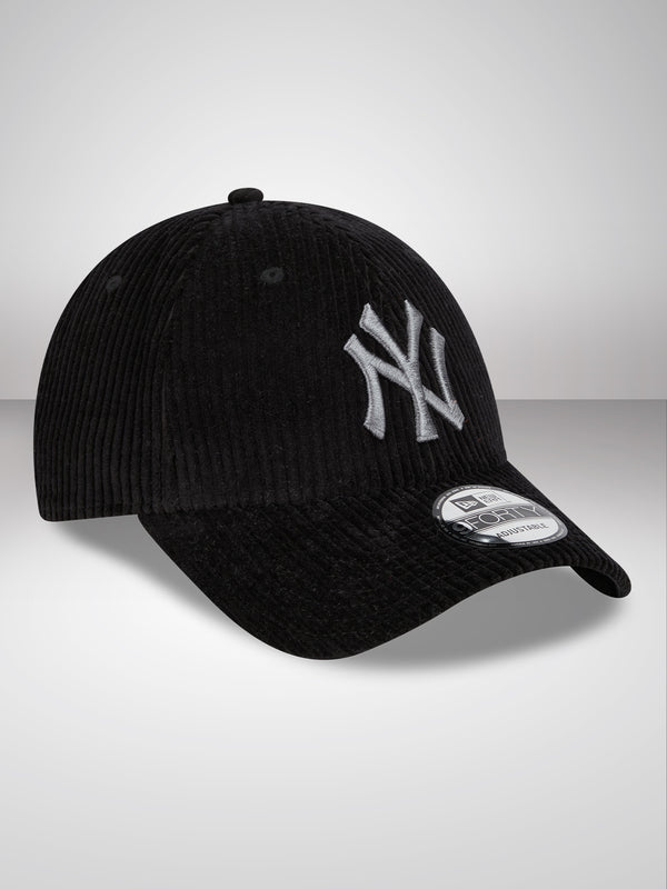 New York Yankees Wide Cord Black 9FORTY Adjustable Cap