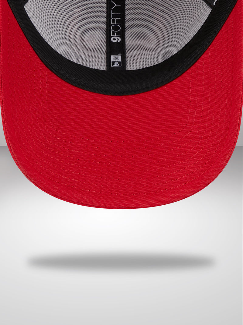 Chicago Bulls Repreve Outline Red 9FORTY Adjustable Cap