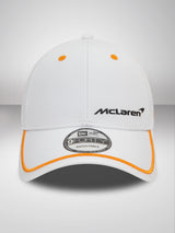 McLaren Automotive Contrast Piping White 9FORTY Adjustable Cap