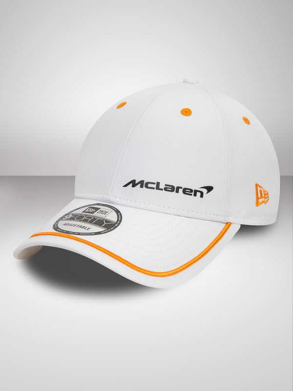 McLaren Automotive Contrast Piping White 9FORTY Adjustable Cap