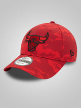 Chicago Bulls Tonal Camo All Over Print Red 9FORTY Adjustable Cap