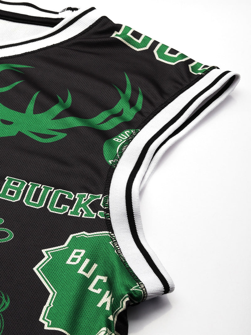 Milwaukee Bucks: Logo Mash Sleeveless Jersey