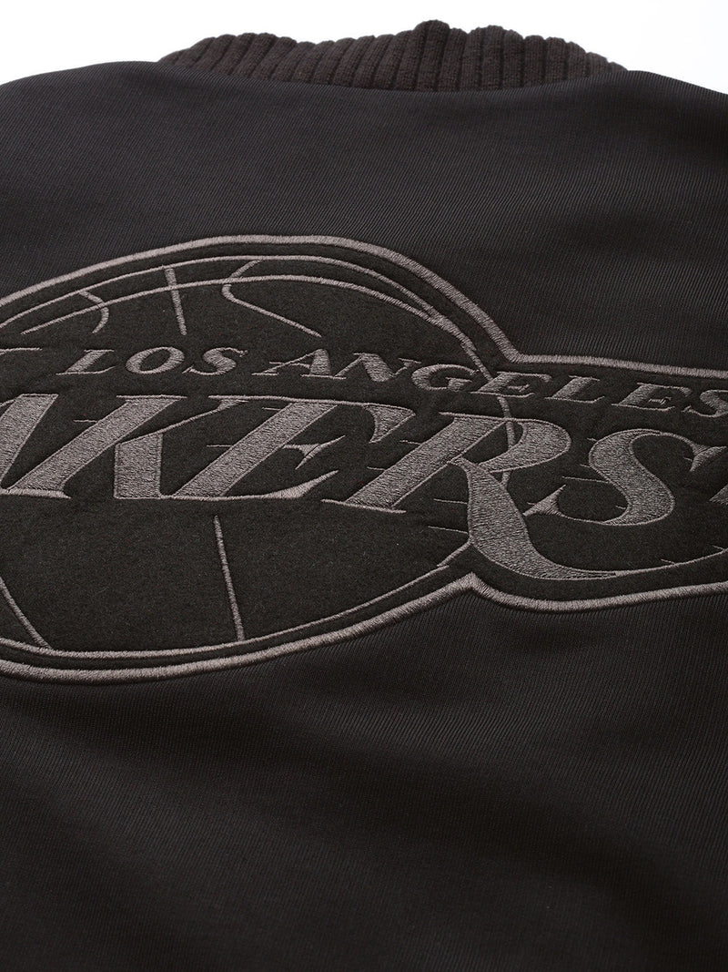 Los Angeles Lakers Black Varsity Jacket