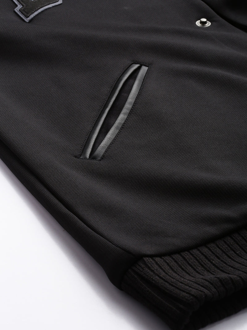 Chicago Bulls Black Varsity Jacket