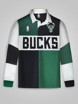 Milwaukee Bucks Embroidered Oversized Polo Full Sleeve