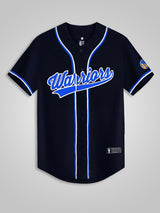 Golden State Warriors: Typography Baseball Shirt