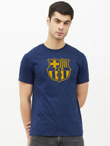 FC Barcelona: Classic Crest T-Shirt - Navy