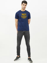 FC Barcelona: Classic Crest T-Shirt - Navy