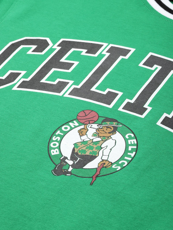 Boston Celtics: Core Typography T Shirt - Green