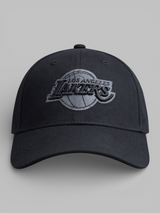 Los Angeles Lakers Monochrome Black Baseball Cap