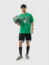 Larry Bird Classic Numbered Oversized T-Shirt Green