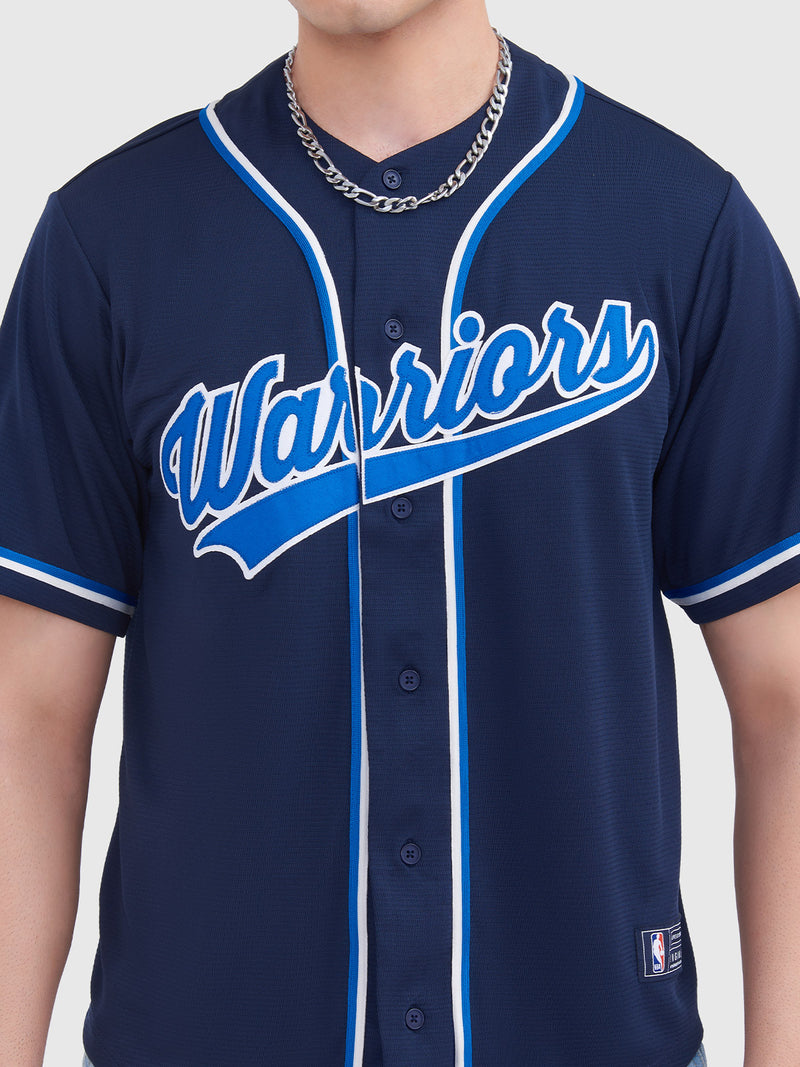 Golden State Warriors: Typography Baseball Shirt