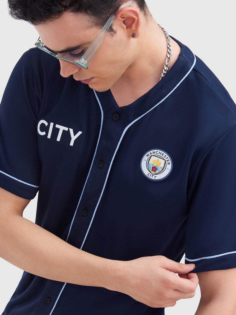 Manchester City Baseball Shirt