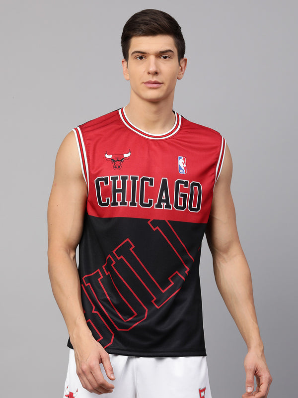 Official New Era NBA Paris Chicago Bulls Tee