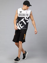 Brooklyn Nets: Sleeveless Jersey - White