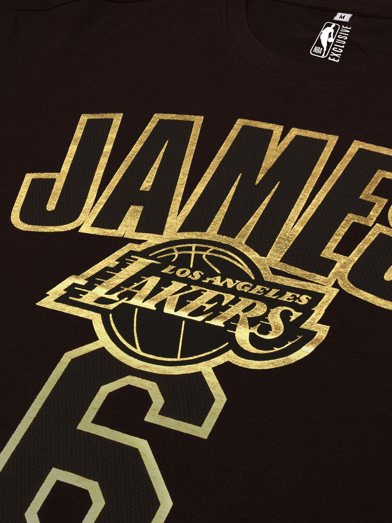 LeBron James: Numbered T-Shirt - Brown