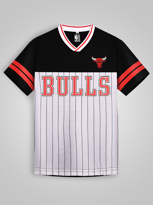 Chicago Bulls: Cut & Sew Rugby T Shirt