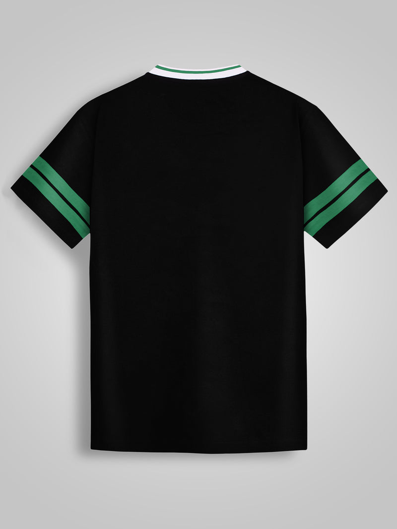 Boston Celtics: Cut & Sew Rugby T Shirt