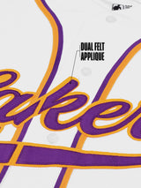 Los Angeles Lakers:Typography Baseball Shirt