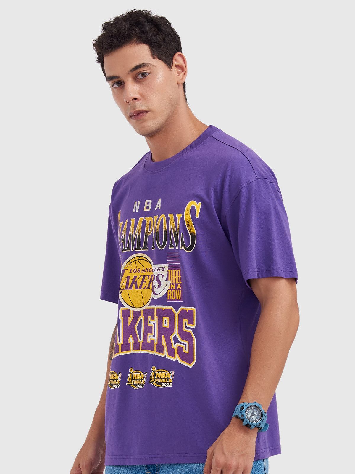 Tシャツ・カットソー Purple Brand P128 LMBF224 OVERSIZED CUT OFF T-shirt PURPLE BRAND(パープルブランド) Tシャツ・カットソー(メンズ
