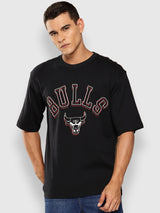 Chicago Bulls Midnight Black Oversized T-Shirt