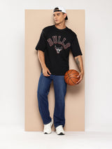 Chicago Bulls Midnight Black Oversized T-Shirt