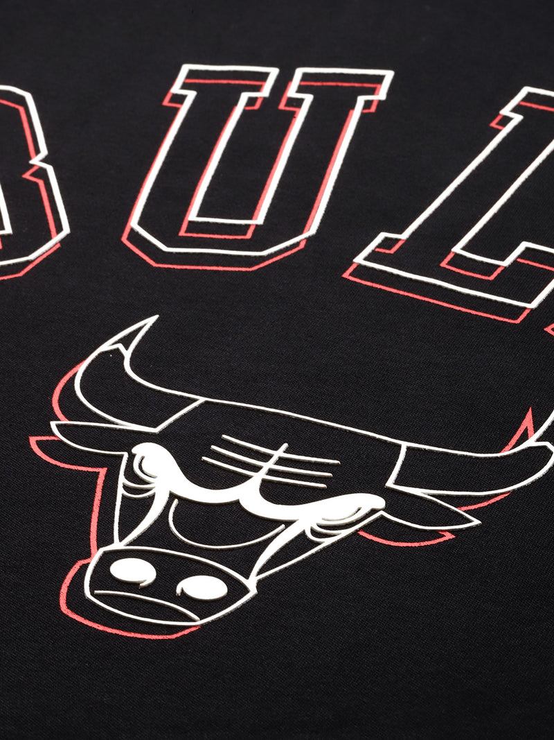 Chicago Bulls Midnight Black Oversized T-Shirt