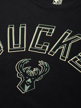 Milwaukee Bucks Midnight Black Oversized T-Shirt
