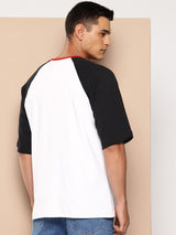 Chicago Bulls Contrast Colour Oversized T-Shirt