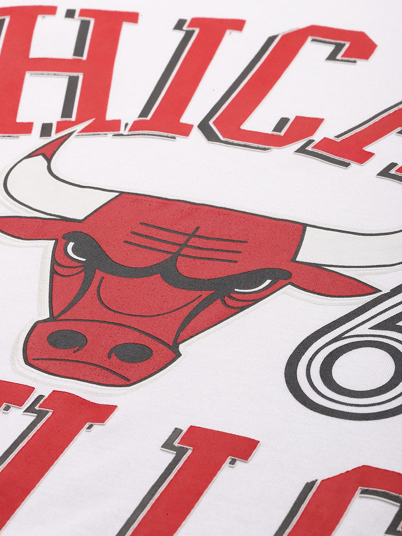 Chicago Bulls Contrast Colour Oversized T-Shirt
