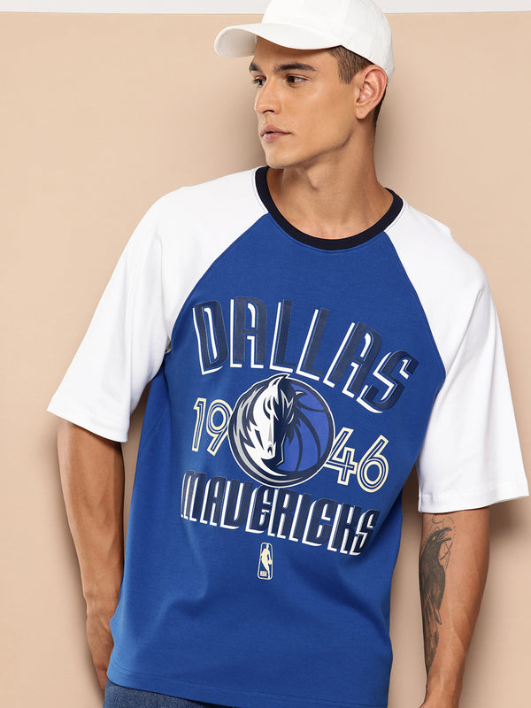 Dallas Mavericks Contrast Colour Oversized T-Shirt