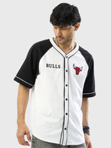 Chicago Bulls Knit Baseball Shirt