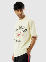 Chicago Bulls Off-White Oversized T-Shirt