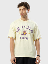 Los Angeles Lakers Off-White Oversized T-Shirt
