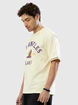 Los Angeles Lakers Off-White Oversized T-Shirt