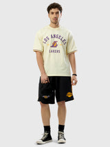 Los Angeles Lakers Off-White Oversized T-Shirt