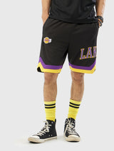 Los Angeles Lakers Embroidered Shorts