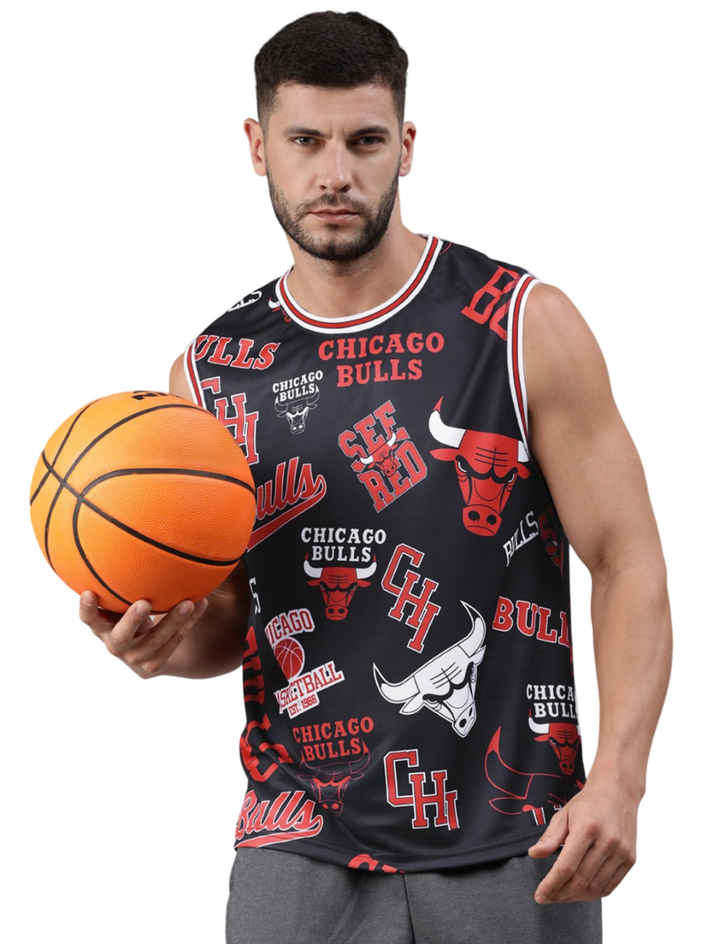 Chicago Bulls: Logo Mash Sleeveless Jersey – Shop The Arena