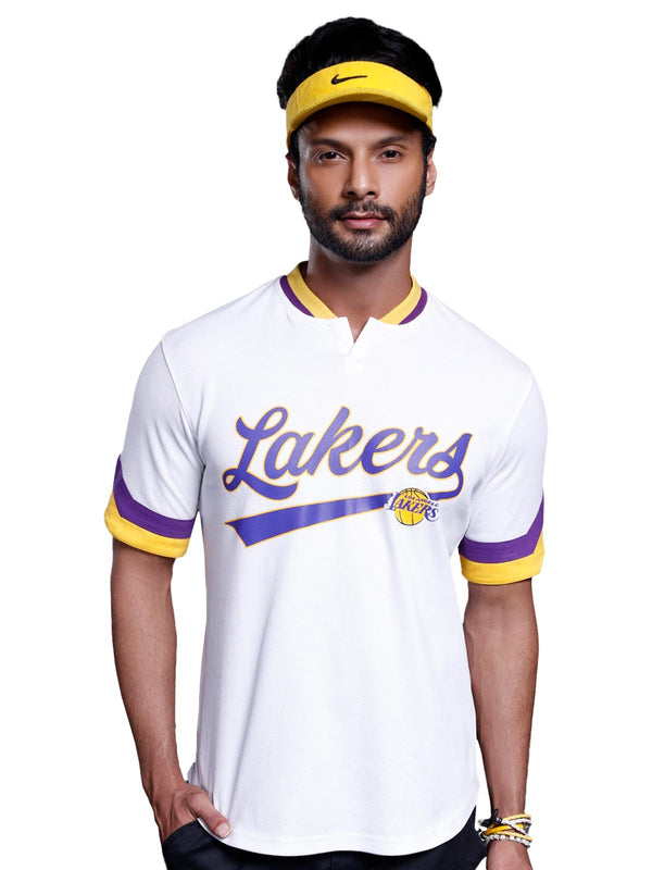 Los Angeles Lakers Bomber Henley