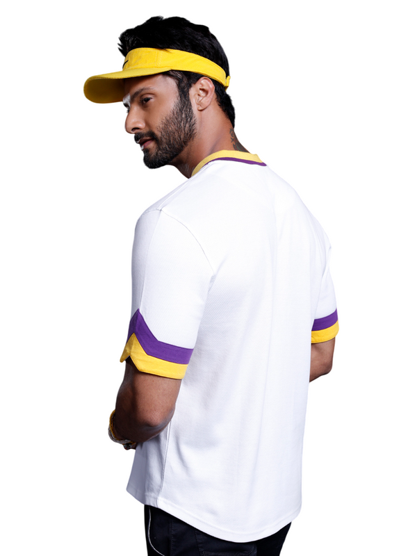 Los Angeles Lakers Bomber Henley
