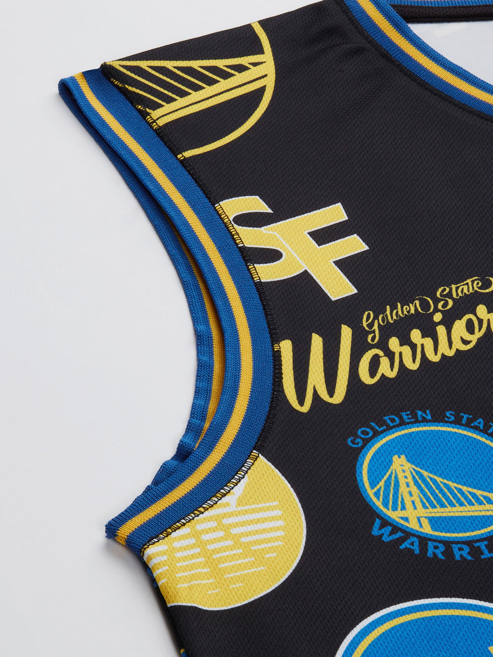 Golden State Warriors: Logo Mash Sleeveless Jersey – Shop